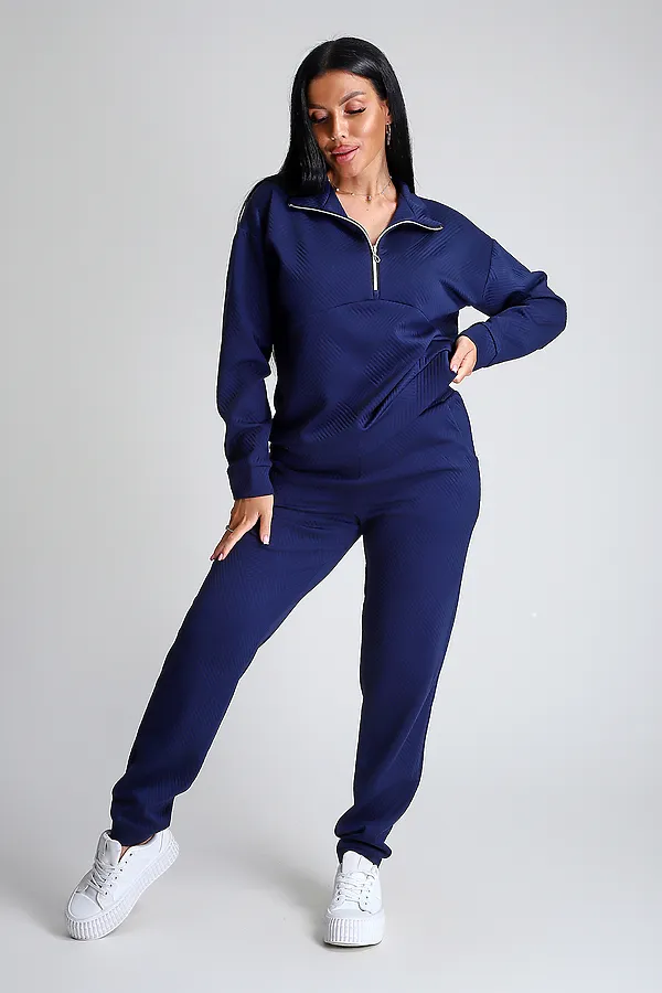 Костюм с брюками 32829 НАТАЛИ, темно-синий - фото 2