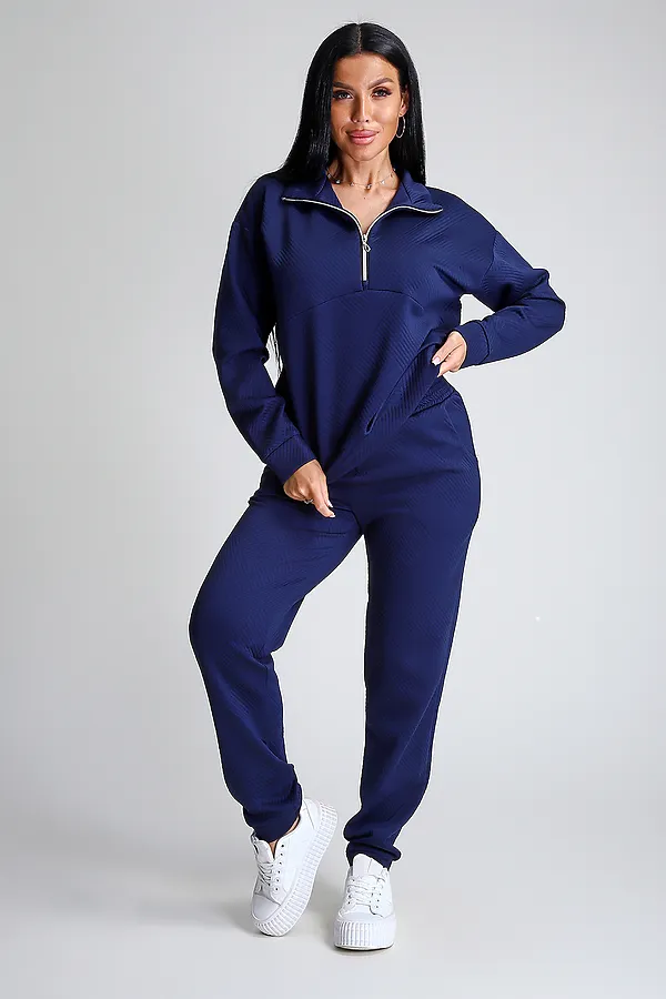 Костюм с брюками 32829 НАТАЛИ, темно-синий - фото 2