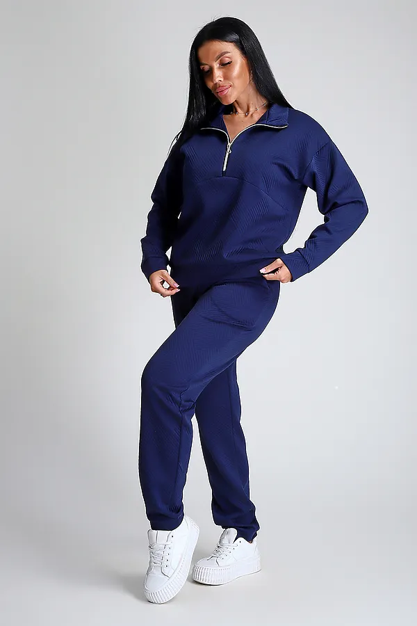 Костюм с брюками 32829 НАТАЛИ, темно-синий - фото 2