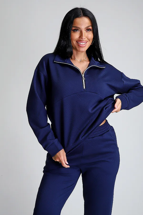 Костюм с брюками 32829 НАТАЛИ, темно-синий - фото 2