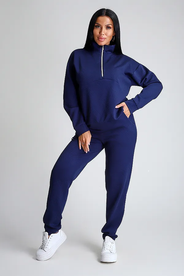 Костюм с брюками 32829 НАТАЛИ, темно-синий - фото 2