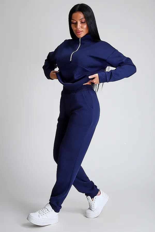 Костюм с брюками 32829 НАТАЛИ, темно-синий - фото 2