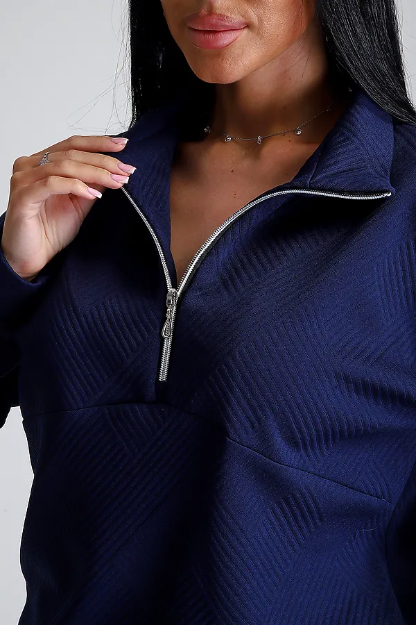 Костюм с брюками 32829 НАТАЛИ, темно-синий - фото 2