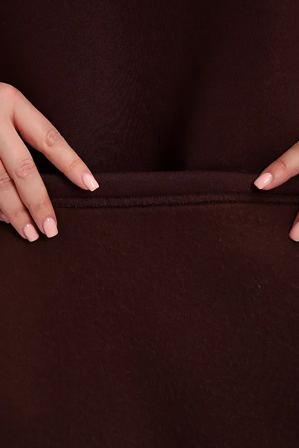 Толстовка-платье 5722 НАТАЛИ, темно-коричневый - фото 2
