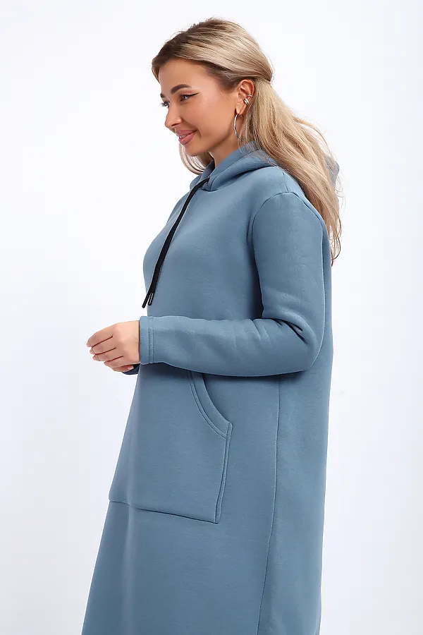 Толстовка-платье 5722 НАТАЛИ, светло-синий - фото 2