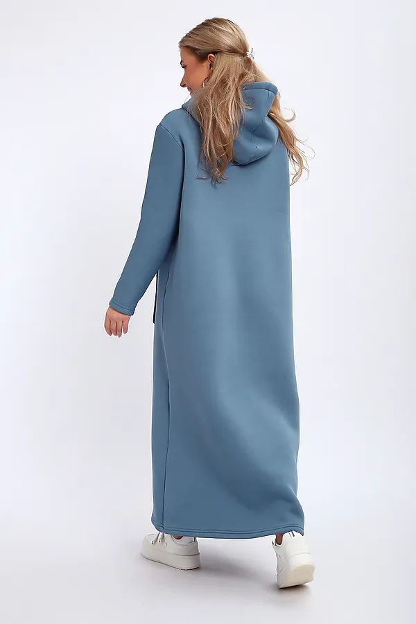 Толстовка-платье 5722 НАТАЛИ, светло-синий - фото 2