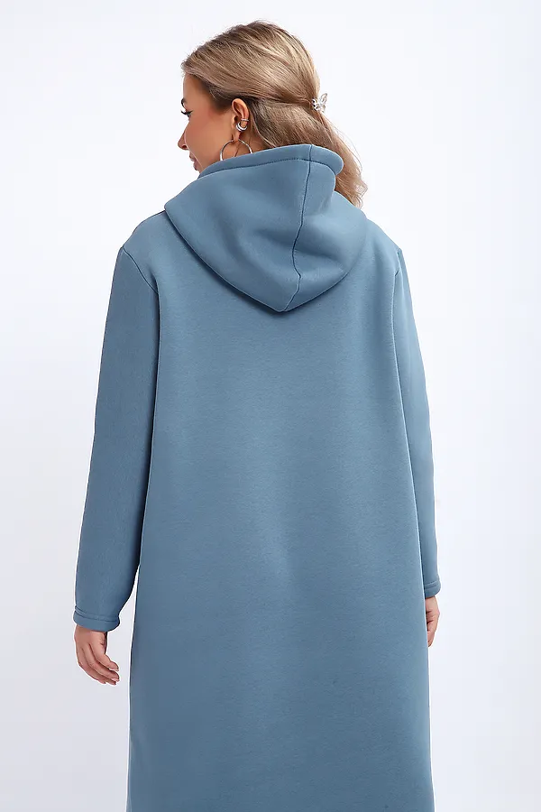 Толстовка-платье 5722 НАТАЛИ, светло-синий - фото 2