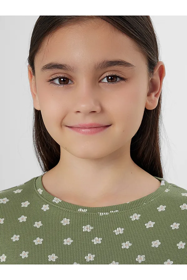 Джемпер MARK FORMELLE, ромашки на зеленом - фото 2