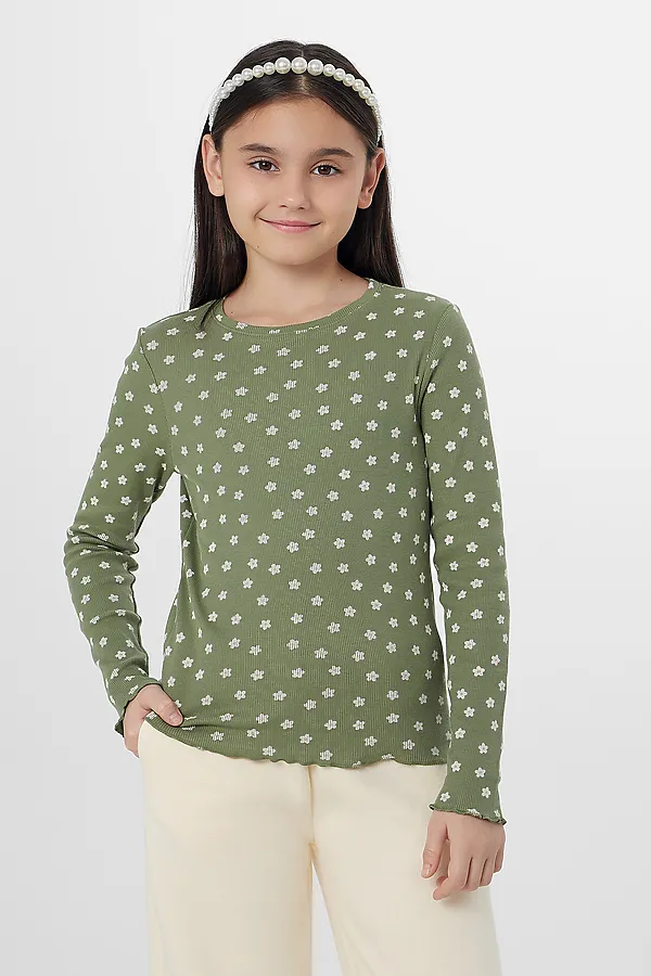 Джемпер MARK FORMELLE, ромашки на зеленом - фото 2