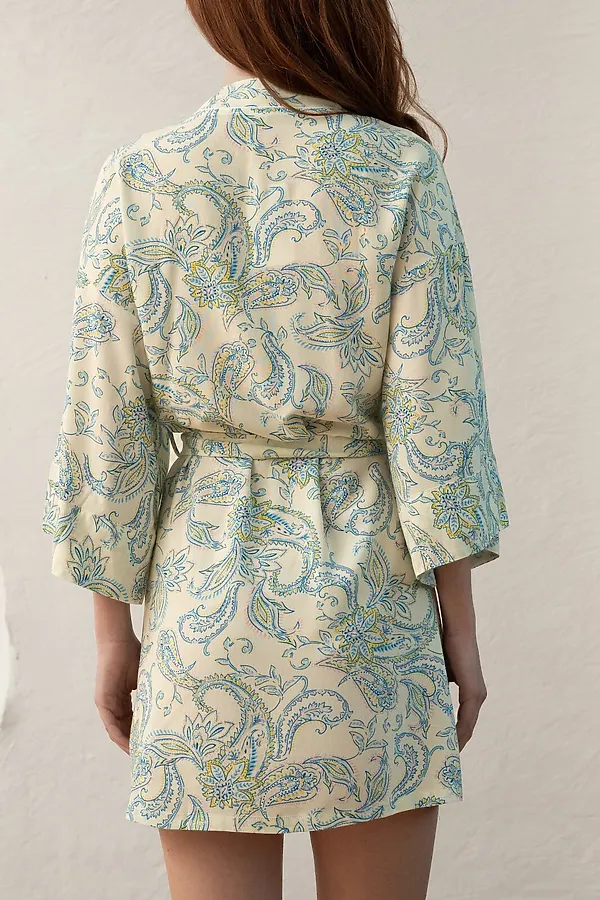 Халат INDEFINI, салатовый - фото 2