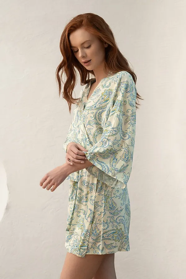 Халат INDEFINI, салатовый - фото 2