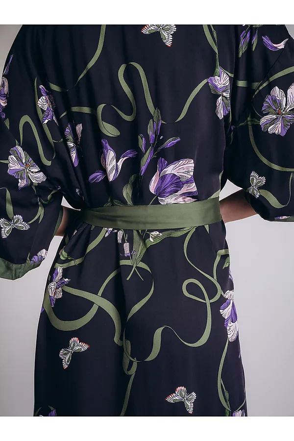 Халат INDEFINI, синий - фото 2