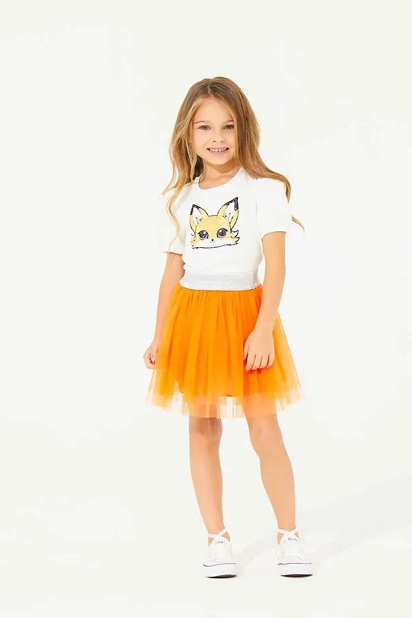 Юбка SMENA, оранжевый - фото 2