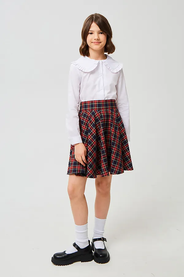 Юбка SMENA, сине-красная клетка - фото 2