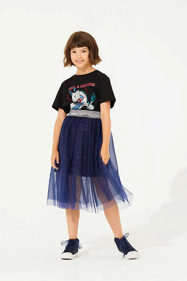 Юбка SMENA, синий - фото 2