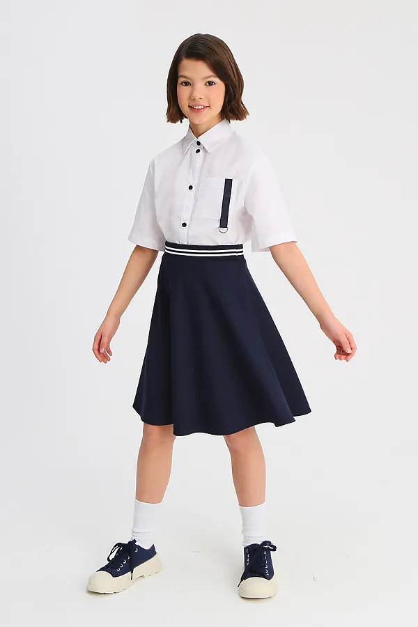 Юбка SMENA, синий - фото 2