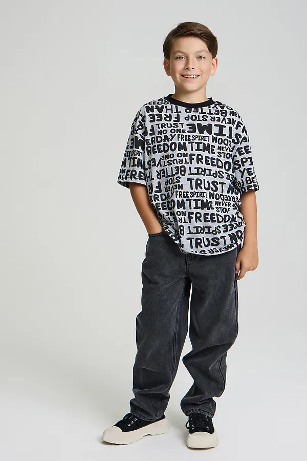 Джинсы SMENA, темно-серый - фото 2