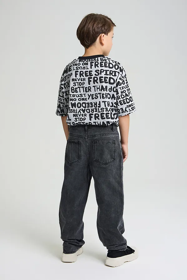 Джинсы SMENA, темно-серый - фото 2