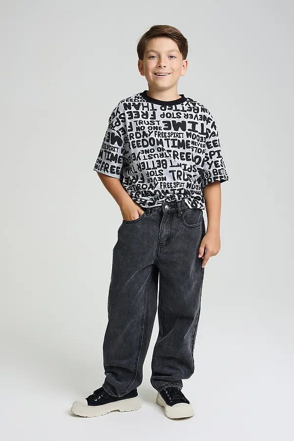 Джинсы SMENA, темно-серый - фото 2