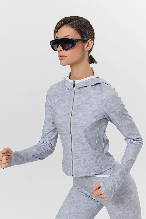 Толстовка MARK FORMELLE, серый меланж +печать - фото 2