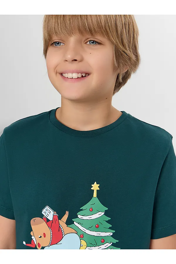 Пижама MARK FORMELLE, изумруд +сине -зеленая клетка - фото 2