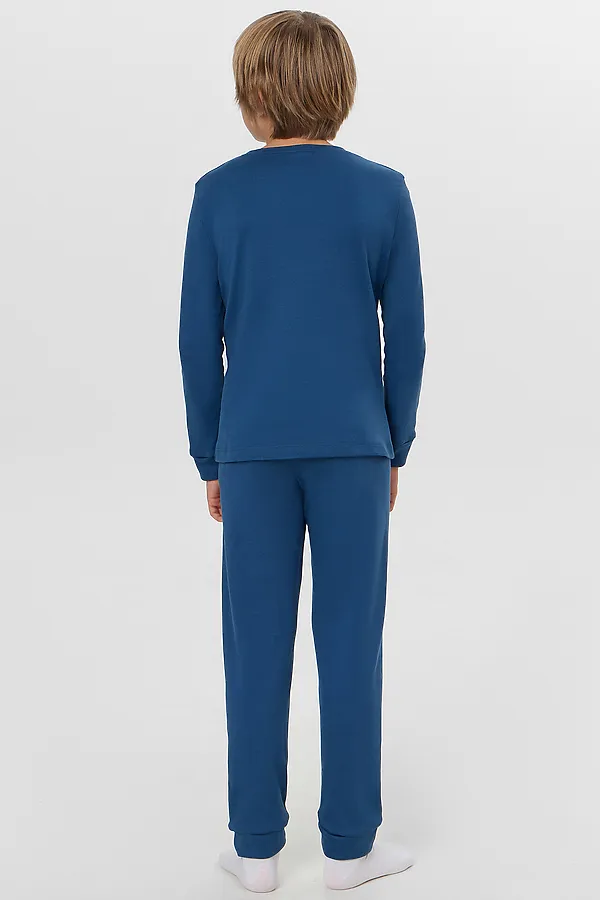 Пижама MARK FORMELLE, синий +печать2 - фото 2