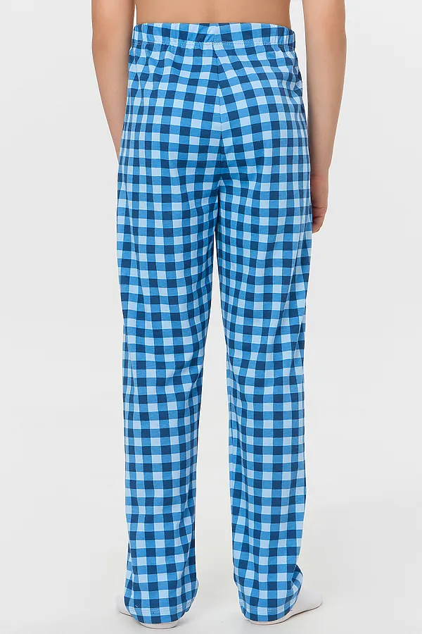 Пижама MARK FORMELLE, небо +сине -голубая клетка - фото 2