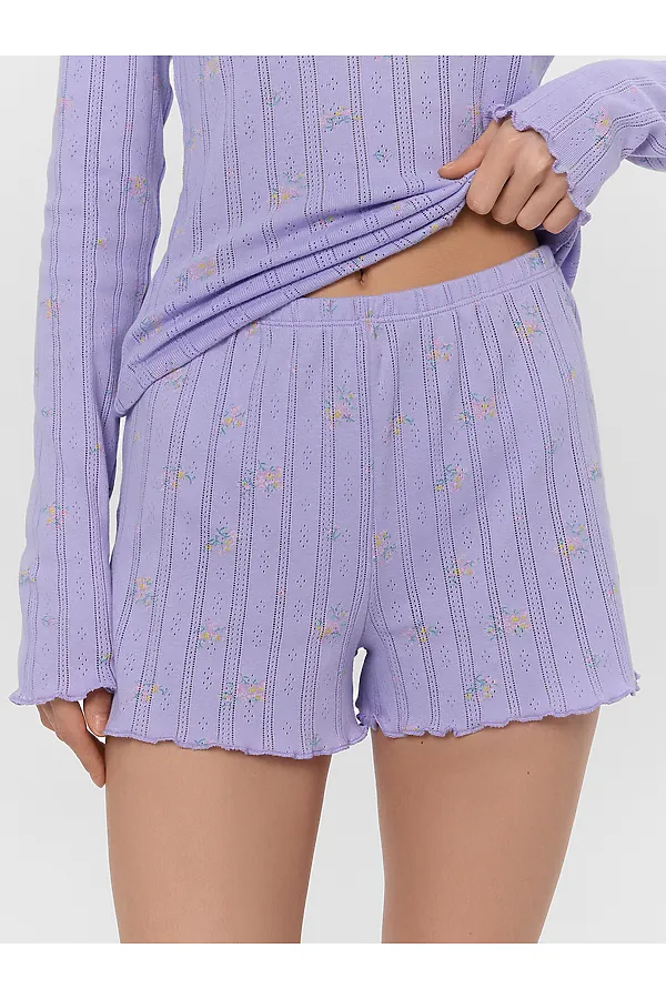 Пижама MARK FORMELLE, цветы на лаванде - фото 2