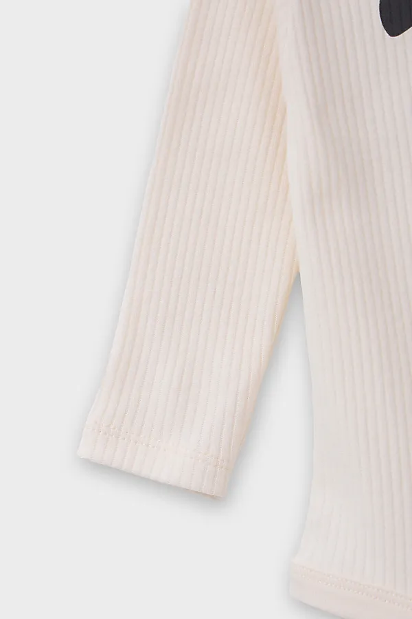 Комплект (Боди+Ползунки) MARK FORMELLE, молочный +панды на молочном - фото 2