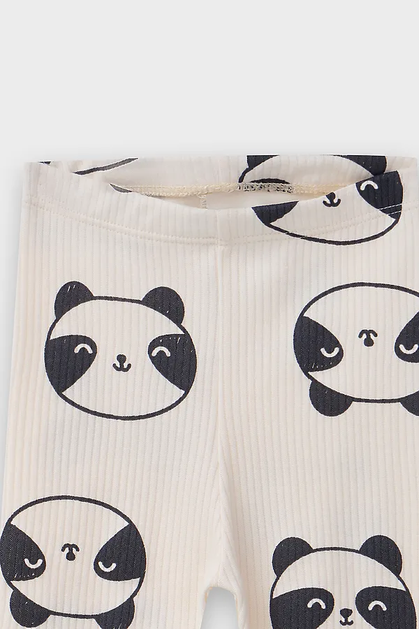 Комплект (Боди+Ползунки) MARK FORMELLE, молочный +панды на молочном - фото 2