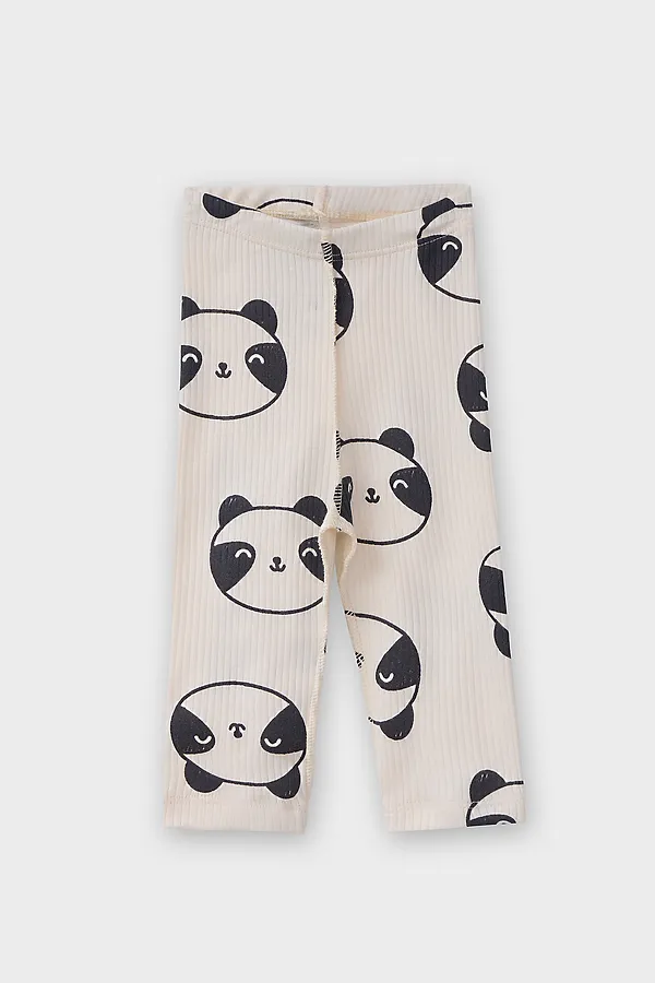 Комплект (Боди+Ползунки) MARK FORMELLE, молочный +панды на молочном - фото 2