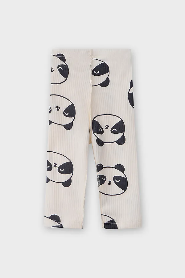 Комплект (Боди+Ползунки) MARK FORMELLE, молочный +панды на молочном - фото 2