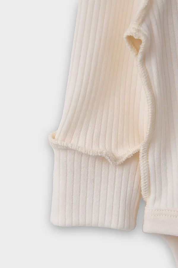 Комплект (Боди+Ползунки) MARK FORMELLE, молочный +панды на молочном - фото 2