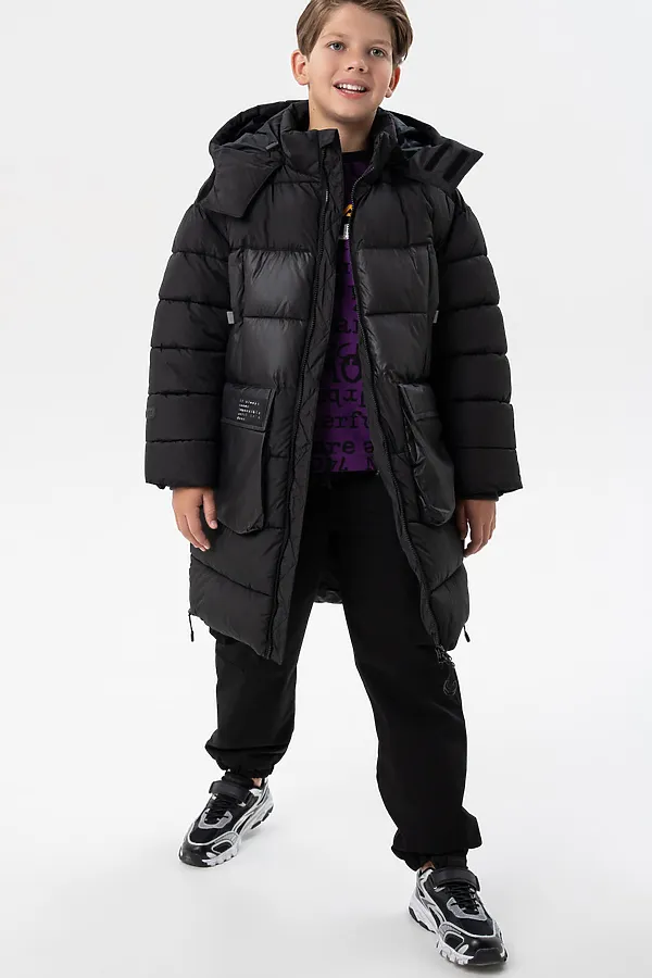 Пальто PLAYTODAY, черный - фото 2