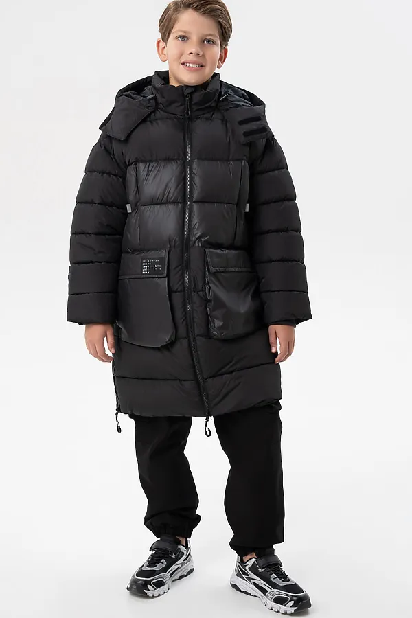 Пальто PLAYTODAY, черный - фото 2