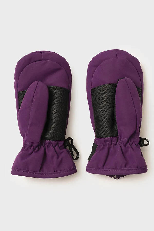 Варежки PLAYTODAY, малиновый,черный - фото 2