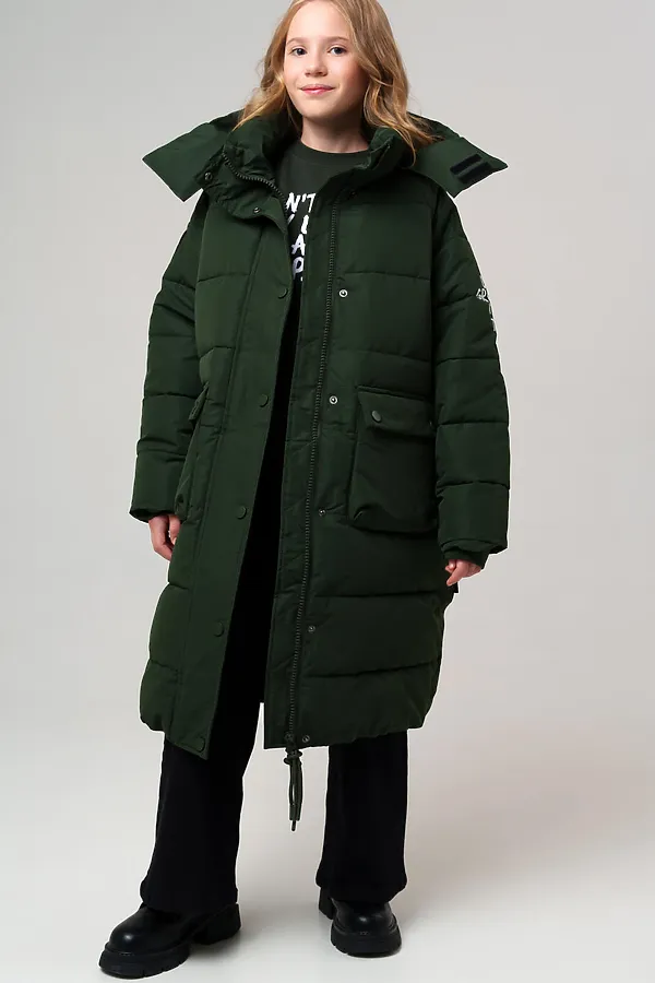 Пальто PLAYTODAY, темно-зеленый - фото 2