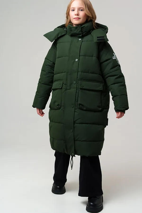 Пальто PLAYTODAY, темно-зеленый - фото 2