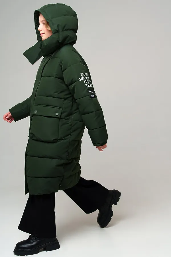 Пальто PLAYTODAY, темно-зеленый - фото 2