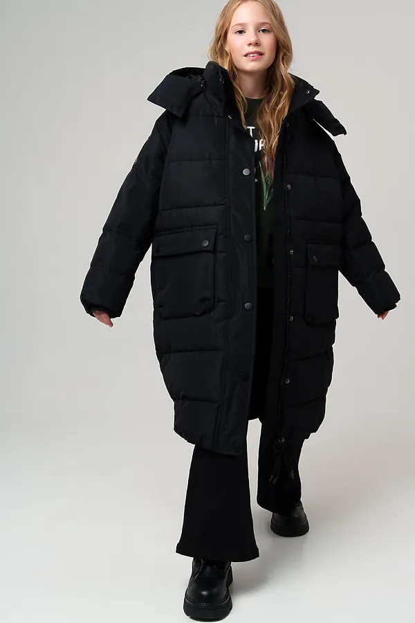 Пальто PLAYTODAY, черный - фото 2
