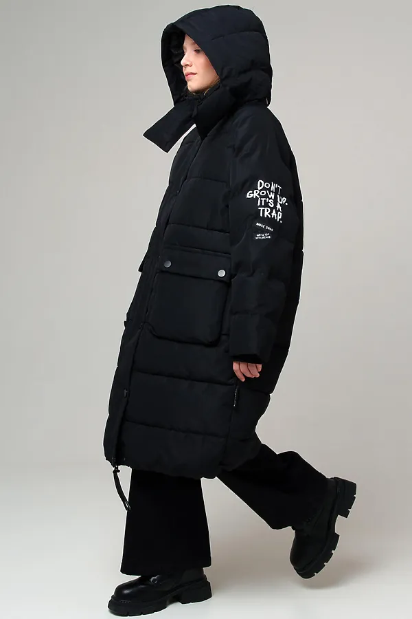 Пальто PLAYTODAY, черный - фото 2