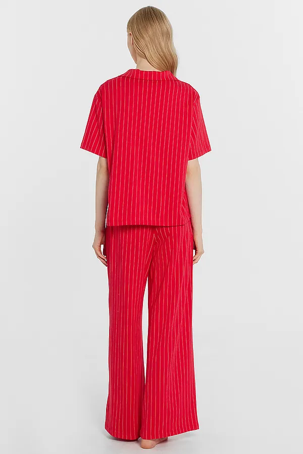 Пижама MARK FORMELLE, полоска на красном - фото 2