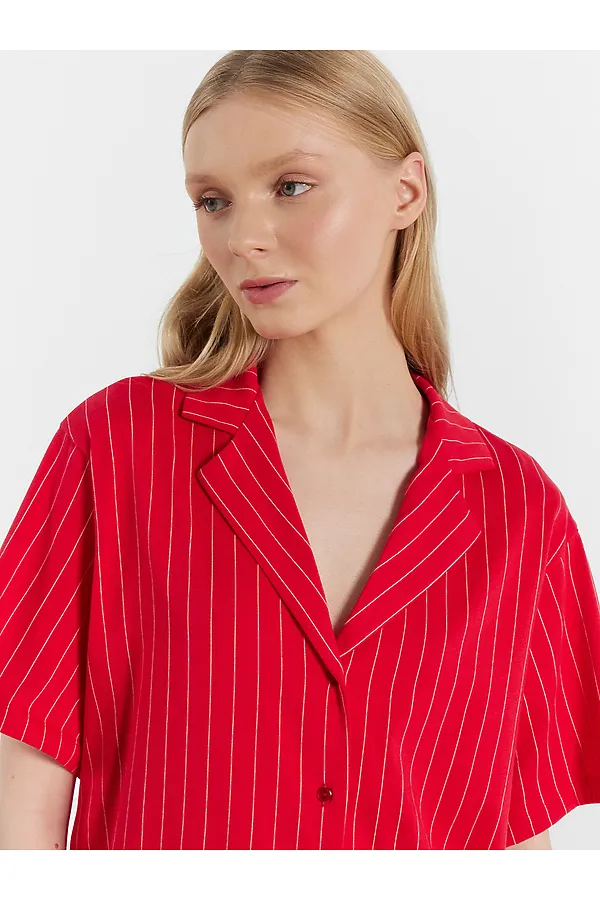 Пижама MARK FORMELLE, полоска на красном - фото 2