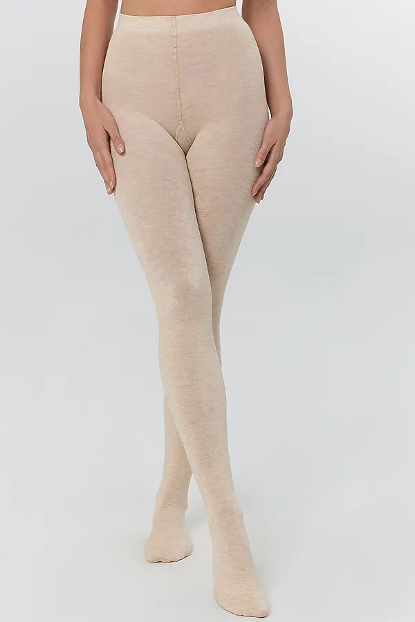 Колготки MARK FORMELLE, бежевый меланж - фото 2