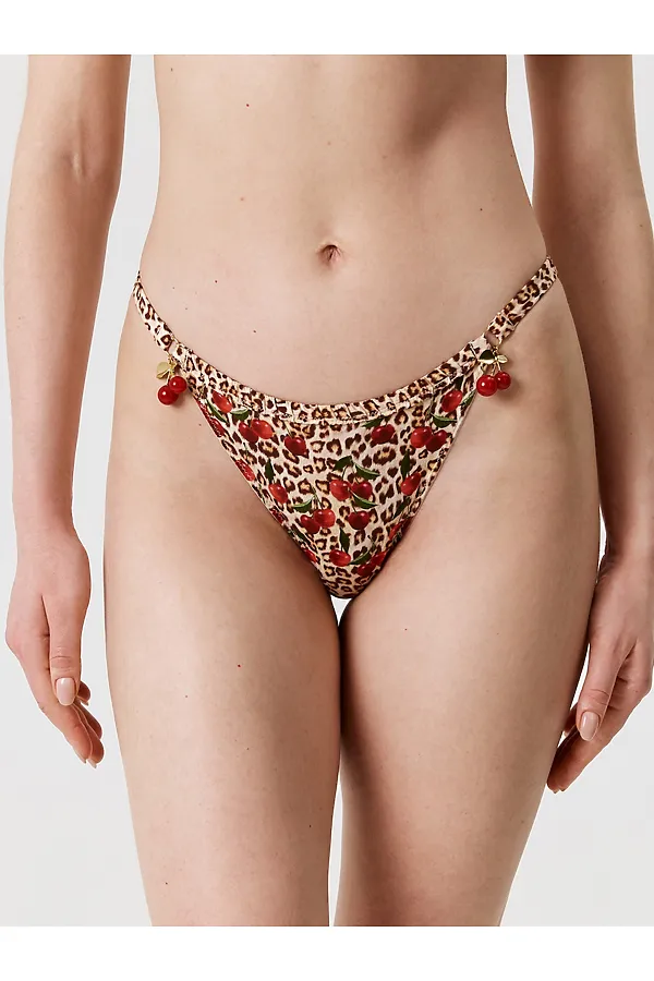 Трусы в наборе с поясом INFINITY, леопардовый принт - фото 2