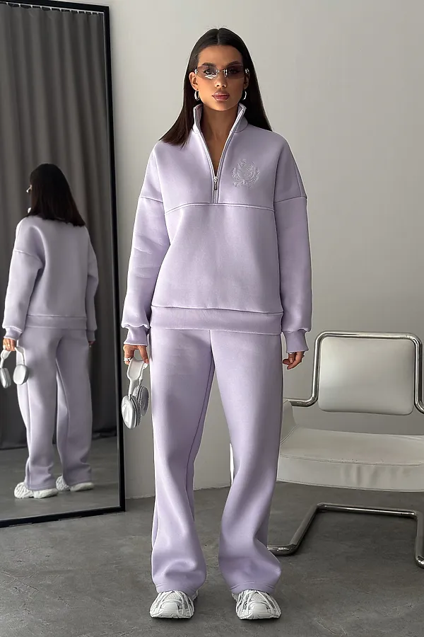 Костюм с брюками Галактика НАТАЛИ, сиреневый - фото 2