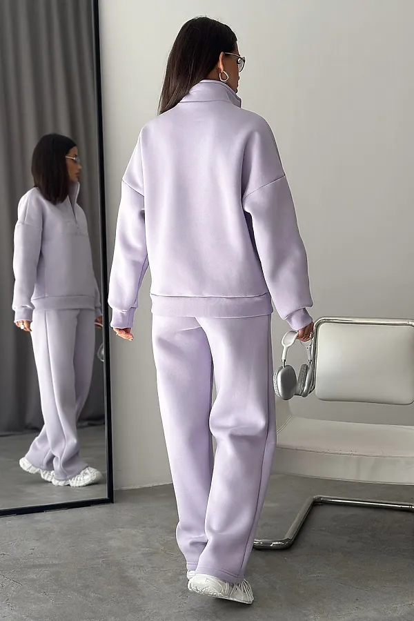 Костюм с брюками Галактика НАТАЛИ, сиреневый - фото 2