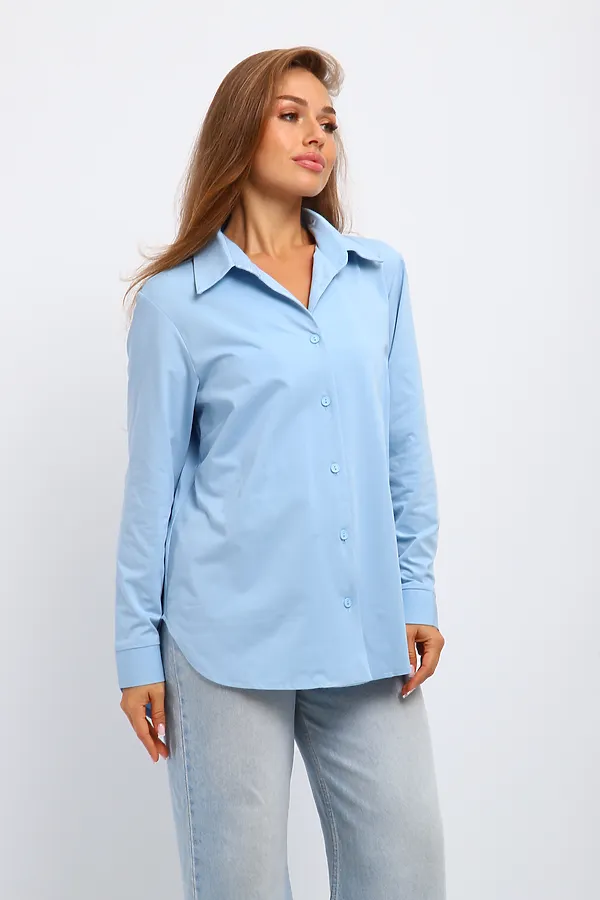 Рубашка 31985 НАТАЛИ, голубой - фото 2