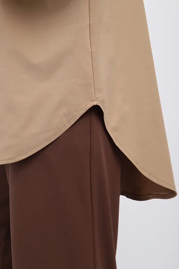 Рубашка 31985 НАТАЛИ, бежевый - фото 2