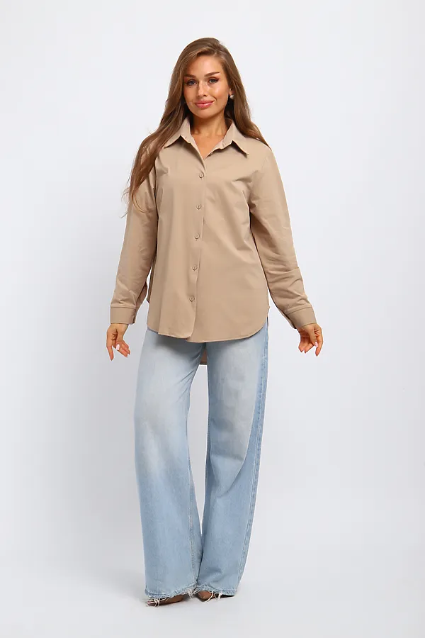 Рубашка 31985 НАТАЛИ, бежевый - фото 2
